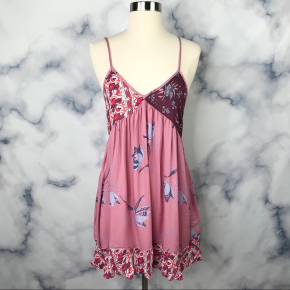 Free People Dresses & Skirts - Free People All Mixed Up Slip Dress
